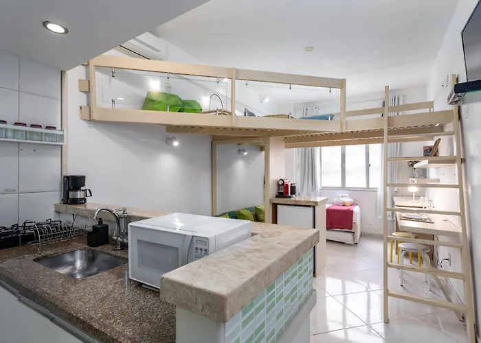 Pineapples A923 - Estúdio Pet Friendly Avenida Atlântica